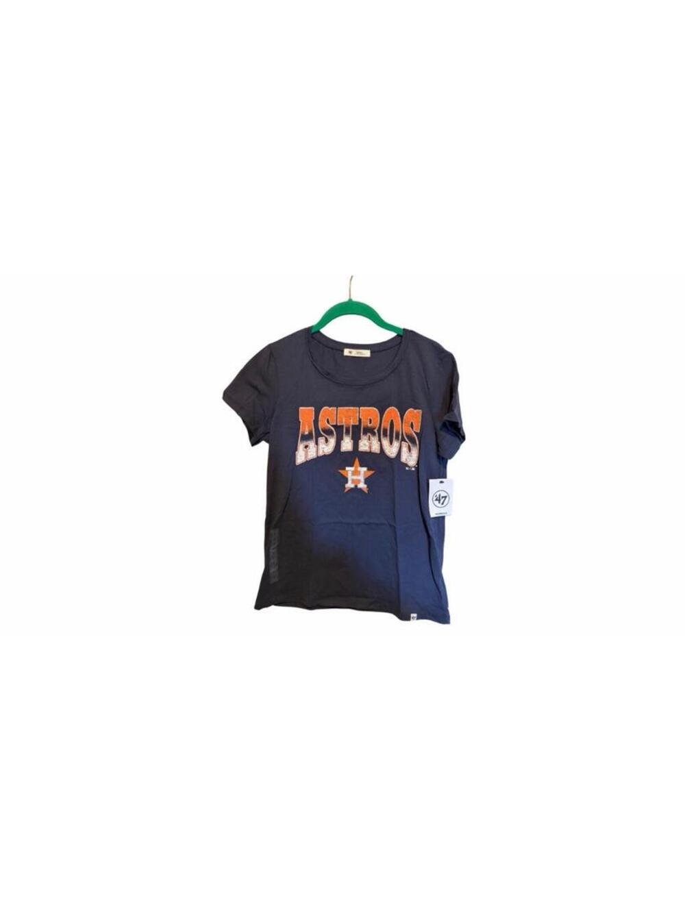 '47 Womens MLB Houston Astros Short Sleeve T Shirt Size S Small NWT
